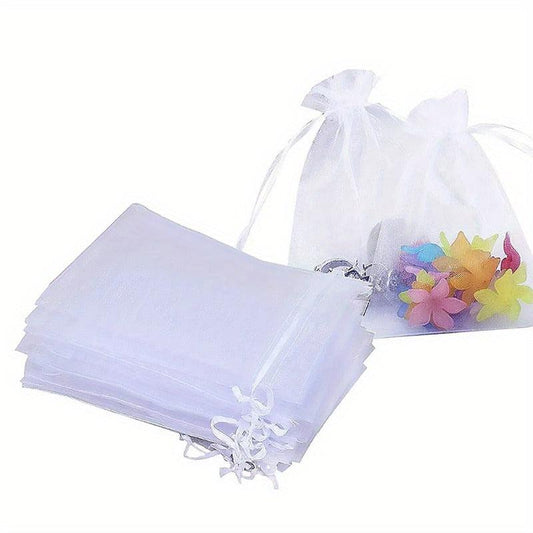 Mixed Organza Gift Bags Drawstring Party Favor Candy Packaging Bag