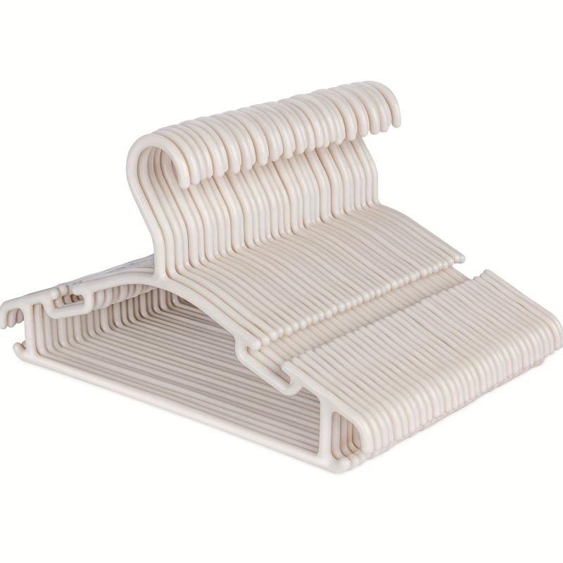 9pcs Khaki Hangers for Infants and Toddlers Newborn Clothes Hanging Racks