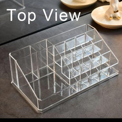 3-Layer Jewelry Box with Glass Lid, Modern Style