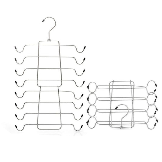 8-Layer Sling Vest Bra Hanger Stainless Steel Closet Organizer