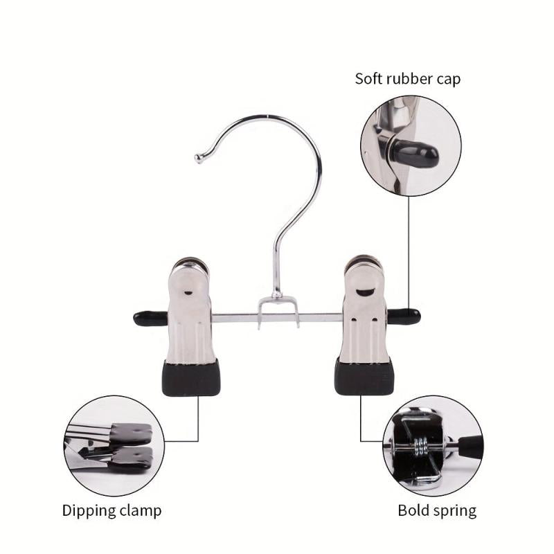 Boot Hangers With Clips Double Adjustable Clips Boot Rack Organizer