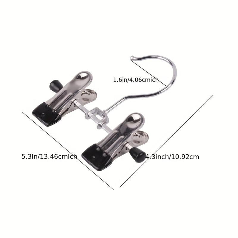Boot Hangers With Clips Double Adjustable Clips Boot Rack Organizer