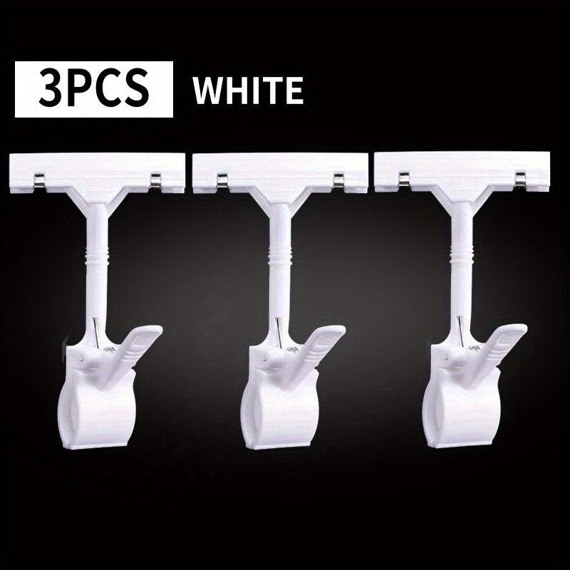 3pcs Advertising Clips Label Fixed Clips Shelf Clips Plate Clips