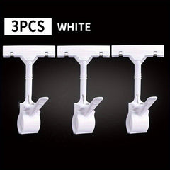 3pcs Advertising Clips Label Fixed Clips Shelf Clips Plate Clips
