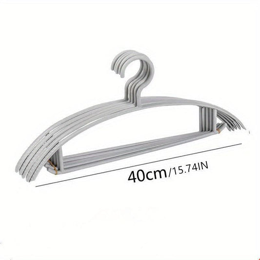 5pcs Non-slip Clothes Hanger - Wide Shoulder Semicircle Design