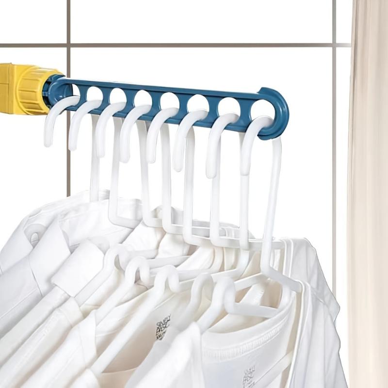 Portable Window Frame Clothes Rack Hotel Indoor Hanging Clothes Rack