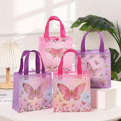 4pcs Butterfly Gift Bags for Baby Shower & Birthday
