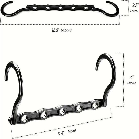 5pcs Plastic Hangers Magic Clothes Hanger For Clothes Storage
