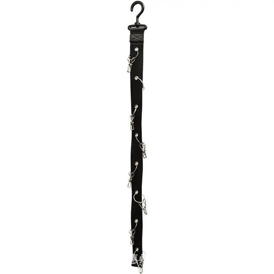 8 Clips Wardrobe Hanging Hat Organizer Bedroom Storage Hook Holder