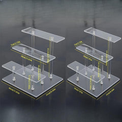 Acrylic Eyeglasses Display Rack for Home Storage