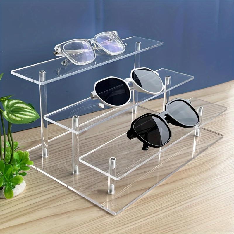 Acrylic Eyeglasses Display Rack for Home Storage
