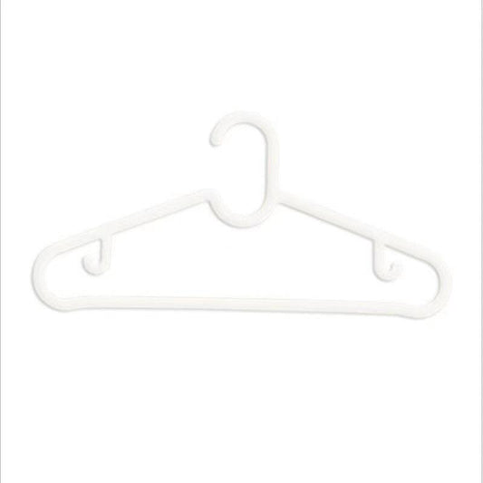 10pcs Dry Clothes Hanging Rack Plastic Hanger Dress Organizer