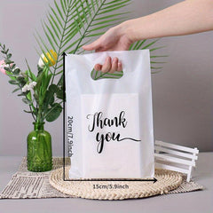 100pcs And Gift Bag Four finger Clothing Bag Packaging Bag Portable Shopping Bag