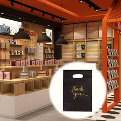 100pcs And Gift Bag Four finger Clothing Bag Packaging Bag Portable Shopping Bag