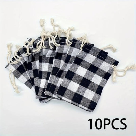 10pcs Christmas Gift Bags - Perfect for Wrapping