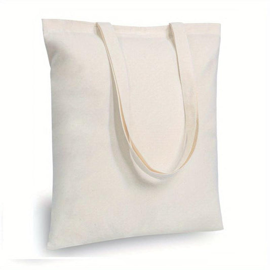 5 Pack Cotton Tote Bag Lightweight Reusable Grocery Shopping Bags