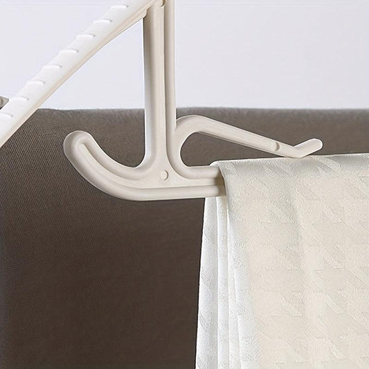 5pcs Non-marking Non-slip Clothes Hanger Cooling Hanging Clothes Rack