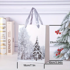 Christmas Craft Gift Bag Small 7x9x4 Size for Party and Holiday - 12pcs