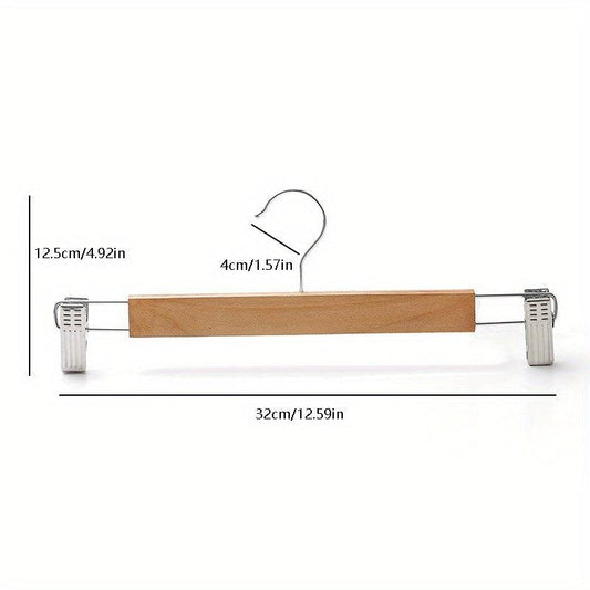 High Solid Wood Trouser Rack Adult Trouser Clip