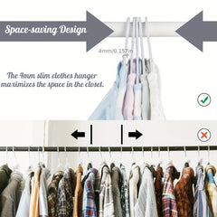 8pcs Gray Baby Double Hole Clothes Rack for Stores