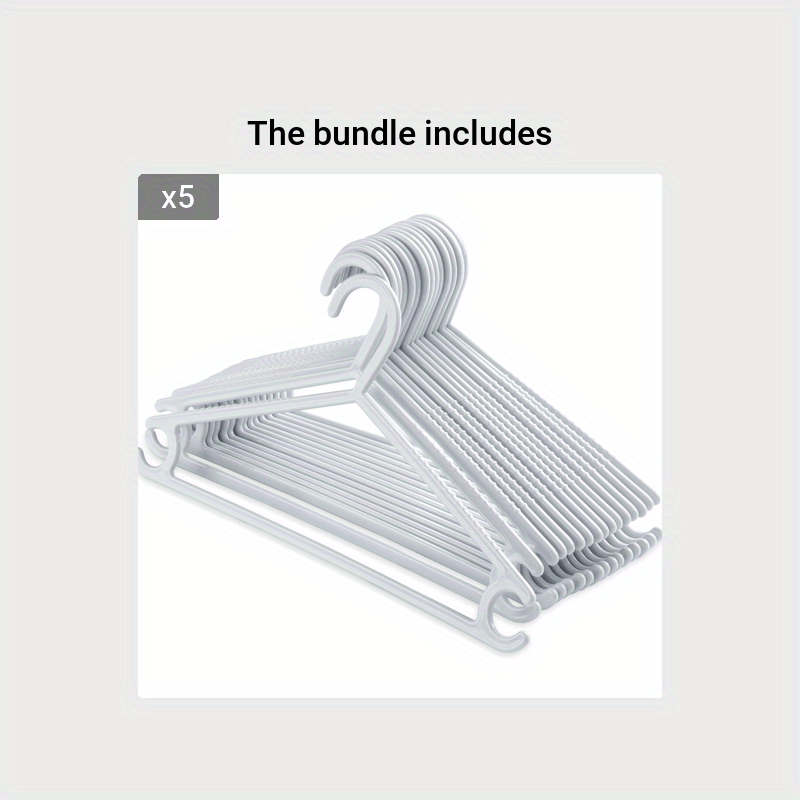8pcs Gray Baby Double Hole Clothes Rack for Stores