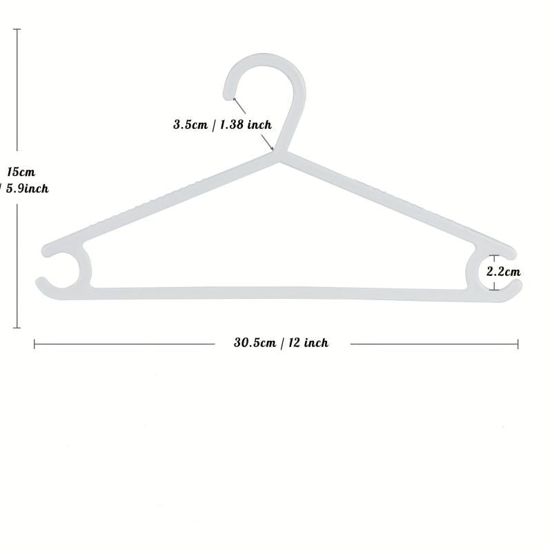 8pcs Gray Baby Double Hole Clothes Rack for Stores