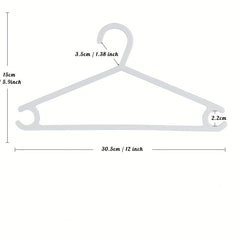 8pcs Gray Baby Double Hole Clothes Rack for Stores