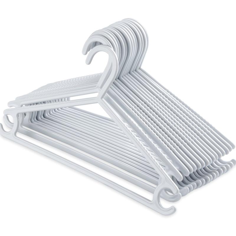 8pcs Gray Baby Double Hole Clothes Rack for Stores