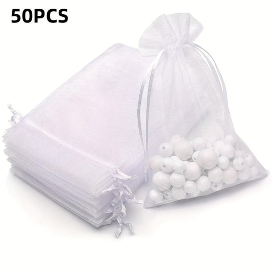 50 100pcs 4x6inch Organza Jewelry Favor Pouches Gift Bags