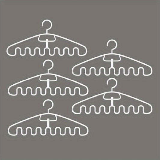 10pcs Wave Lingerie Hanging Rack Underwear Storage Coat Hanger