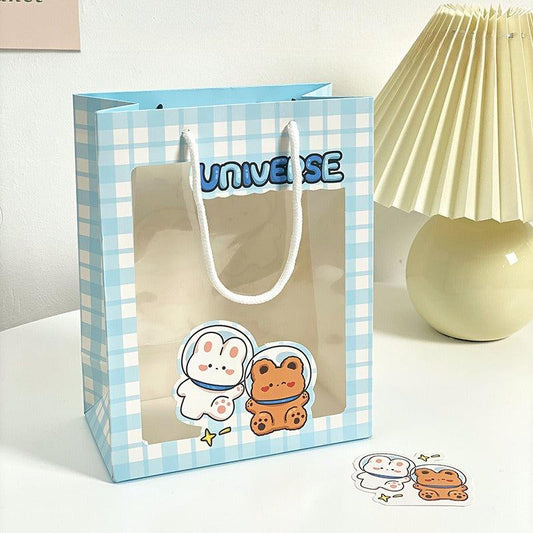 Alien Hollow Paper Bag Gift Bag Creative Window Opening