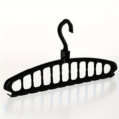1pc Plastic Hangers Foldable Heavy Duty Clothes Hanger Organizer