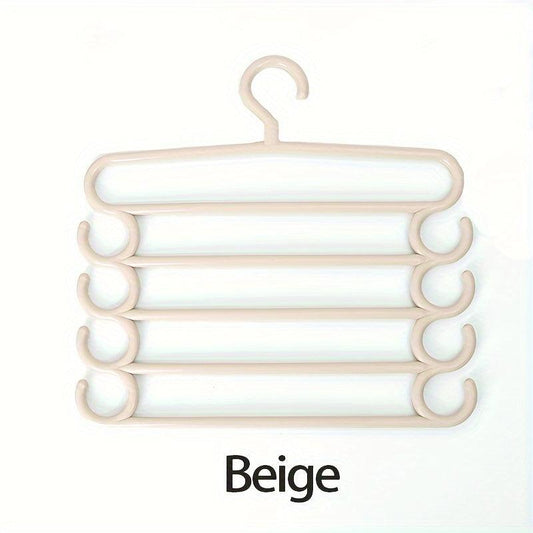 5-Layer Pants Towel Scarfs Racks Storage Organizer