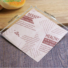 50pcs Food Anti Paper Bag for Baking Tools DIY Bakeware Mold