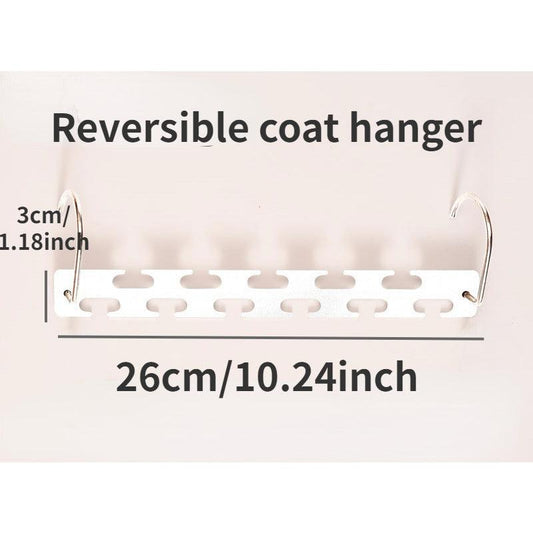 6-Hole Metal Coat Hangers for Jackets Storage