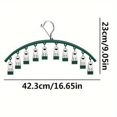 Home Clothes Drying Bedroom Wardrobe Storage Clip Rack