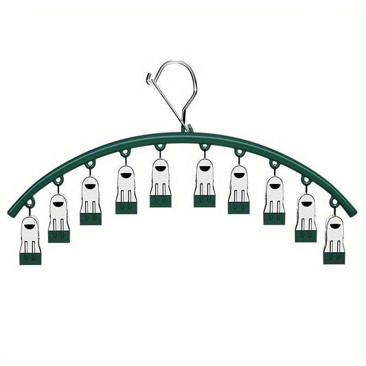 Home Clothes Drying Bedroom Wardrobe Storage Clip Rack