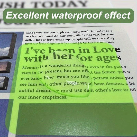 Transparent Sticky Notes Square Shape Waterproof Self Adhesive Pads