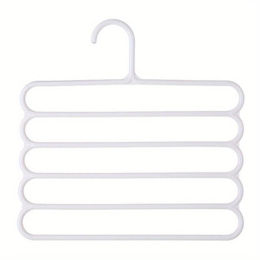 3pcs Five Layer Pants Rack Wardrobe Hanger Pants Storage