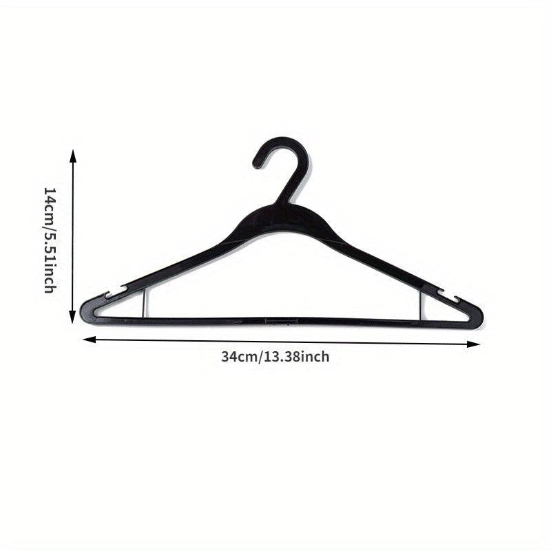 10pcs Durable Non-slip Clothes Hangers for Wardrobe Storage