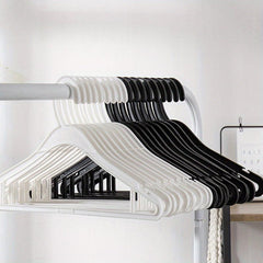 10pcs Durable Non-slip Clothes Hangers for Wardrobe Storage