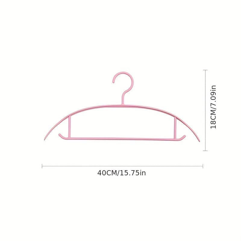 10pcs Adult Non Slip Hangers Semi Circle Seamless Bold Hanging Hangers