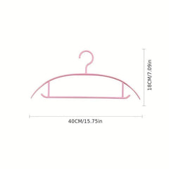 10pcs Adult Non Slip Hangers Semi Circle Seamless Bold Hanging Hangers