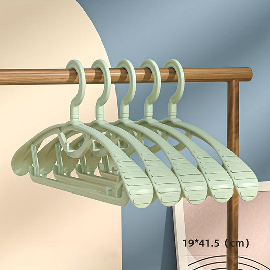 4pcs Non Marking Clothes Rack Household Plastic Organizer Rack