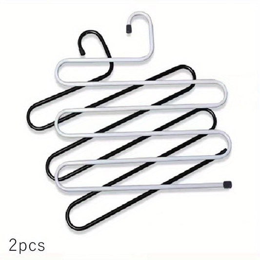 Stainless Steel Pants Rack S-shaped Clip Hanger
