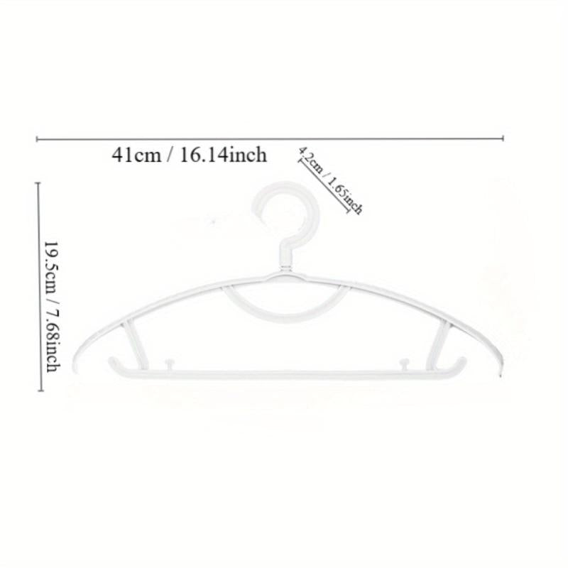 Thickened Material Clothes Hanger for Hotel Use Seamless Clothes Storage