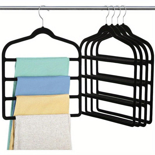 1pc Space Saving Hole Clothes Hanger For Travel And Commercial Use