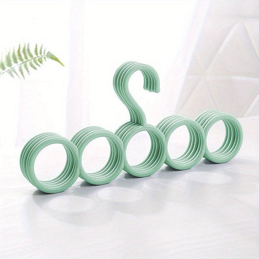 Colorful Windmill Circle Hanger Silky Scarf Storage Hanging Rack