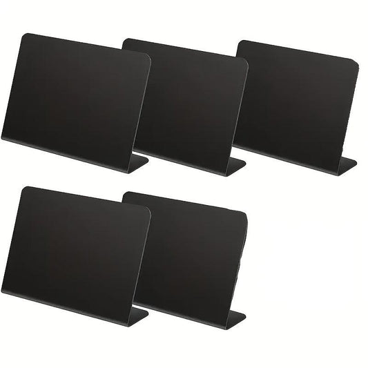 5pcs Mini Chalkboard Signs Supermarket Acrylic Buffet Tags Small Food Stands