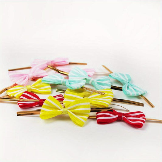 100pcs Golden Thread Bow Tie Packaging for Candy Biscuit
